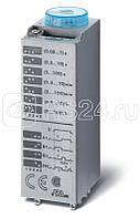 Таймер миниатюрный мультифункциональный (AI DI SW GI) монтаж в розетку 48В AC/DC 4CO 7А регулировка времени 0.05с 100ч IP40 в комплекте металлич.