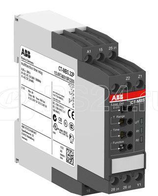 Реле времени CT-MBS.22S многофункц. 24-240В AC 24- 48В DC 0.05..300ч 2ПК винт. клеммы ABB 1SVR730010R3200 - фото 1 - id-p80106723