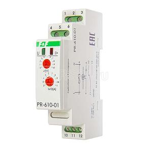 Реле тока РR-610-01 (исп.1 (20-110А); монтаж на DIN-рейке 35мм 230В 10А 1P IP20) F&F EA03.004.001