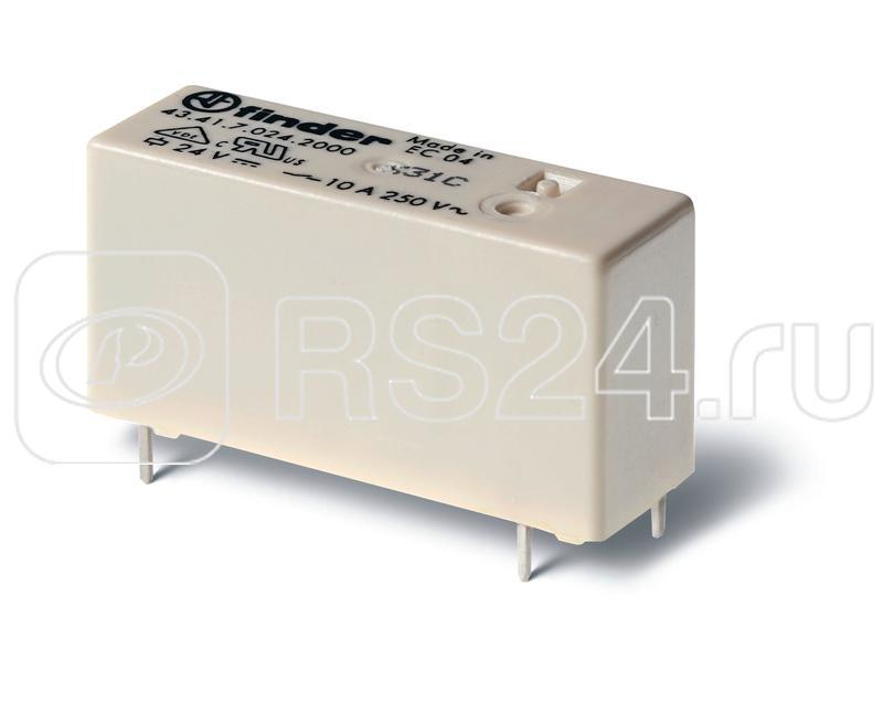 Реле низкопрофильное миниатюрное электромеханич. монтаж на печатную плату выводы с шагом 5мм 1NO 10А AgCdO 9В DС (чувствит.) RTII FINDER 434170092300