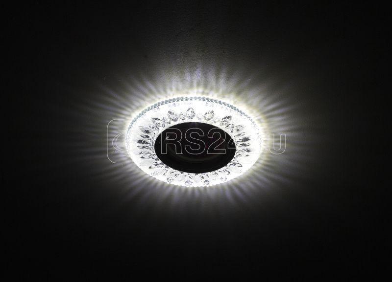 Светильник DK LD9 SL/WH декор cо светодиодной подсветкой MR16 прозр. ЭРА Б0028080 - фото 1 - id-p80107617