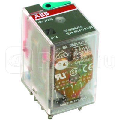Реле CR-M060DC4L 60В DC 4ПК (6А) с светодиод. ABB 1SVR405613R4300