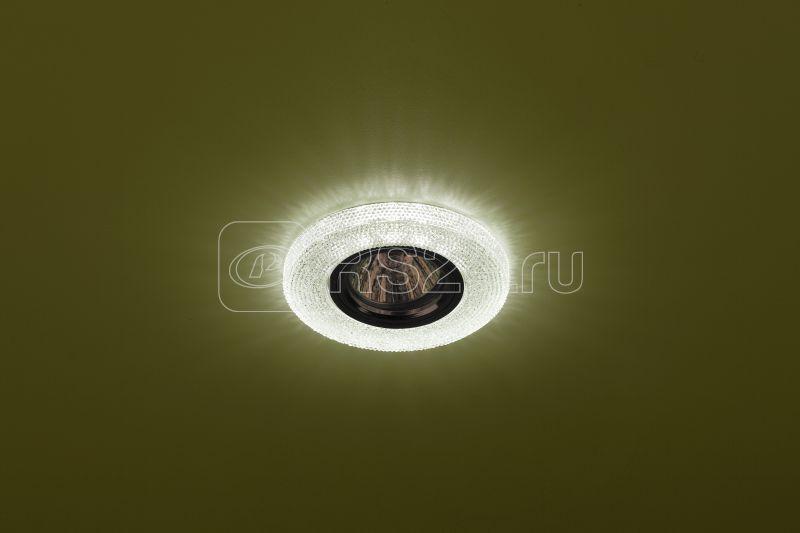 Светильник DK LD1 GR декор со светодиод. подсветкой GU5.3 220В 50Вт зел. ЭРА Б0018777 - фото 1 - id-p80107977
