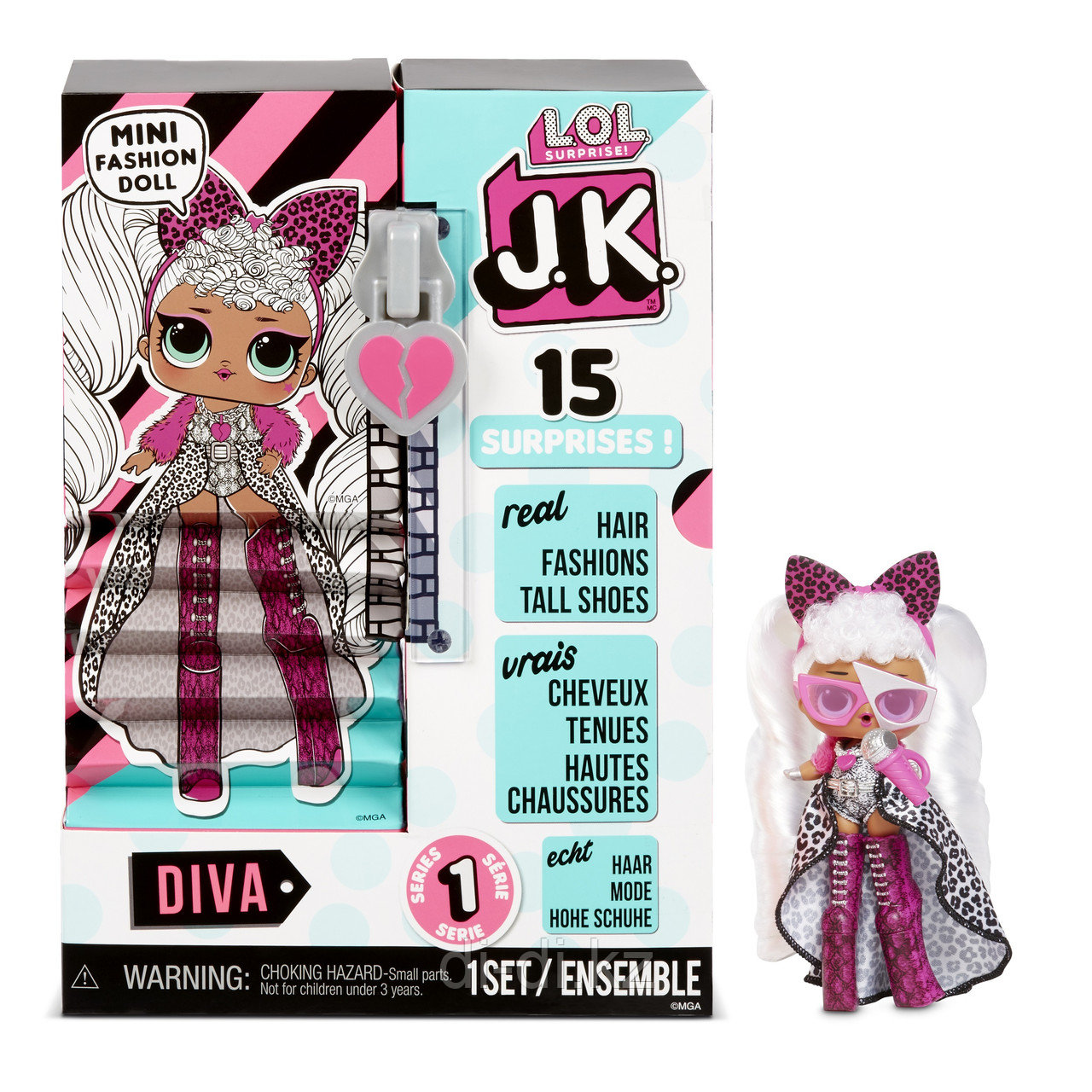 Игровой набор с куклой L.O.L. SURPRISE! s1 JK DIVA
