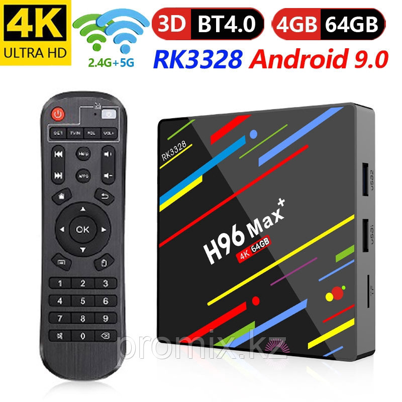 Android TV Box H96 MAX+ 4/32Gb - фото 3 - id-p80125415