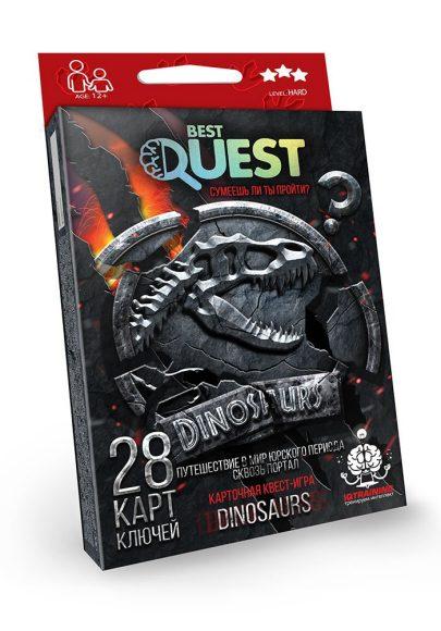 Карточная игра "BEST QUEST DINOSAURS"