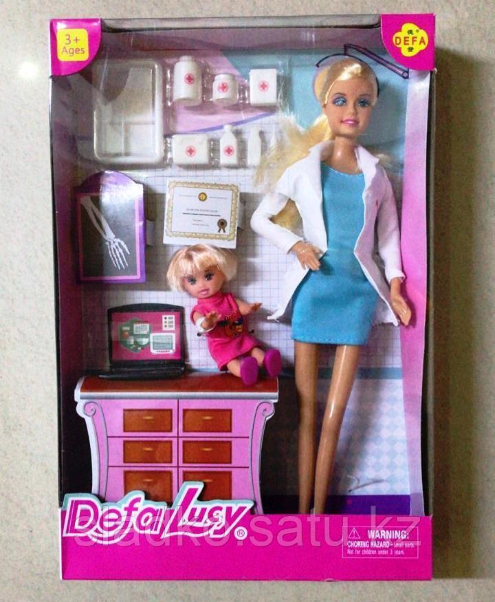 Кукла Барби Defa Lucy Медсестра с ребенком