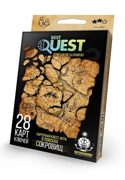 Карточная игра "BEST QUEST В ПОИСКАХ СОКРОВИЩ"