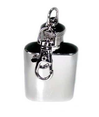Фляжка брелок 1 OZ (унция) для алкоголя.