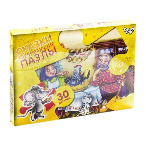 Danko Toys Макси Пазлы "Сказки: Курочка Ряба", 30 элементов