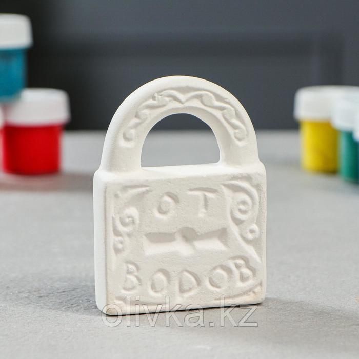 Фигурка-раскраска "Замочек", под роспись, 8 см