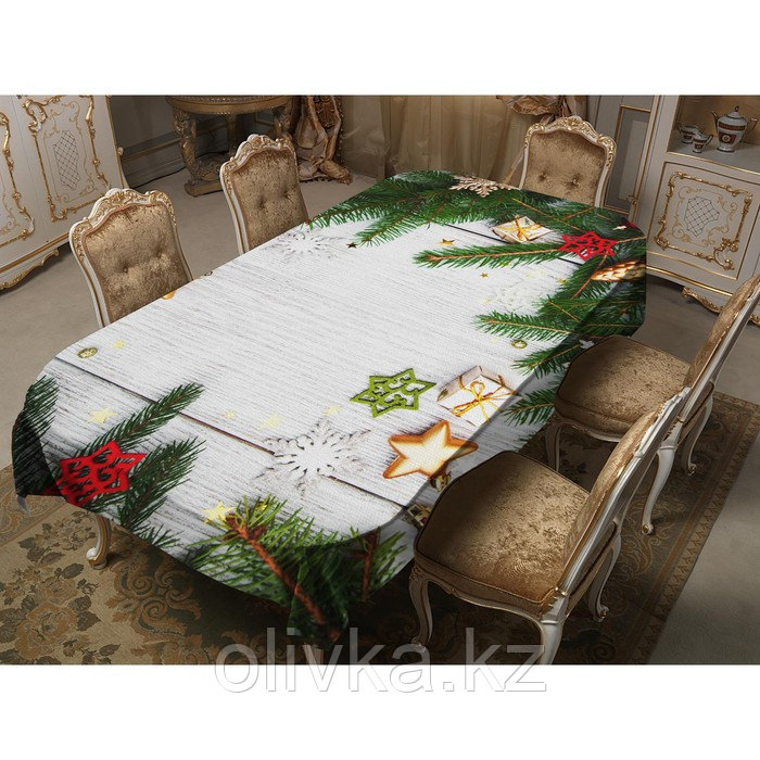 Скатерть Сюрприз 150х220 см, габардин 100% п/э, 150гр/м2
