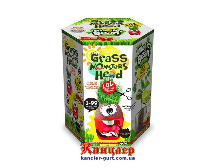 Набор креативного творчества "GRASS MONSTERS HEAD Волшебный боб BANG"