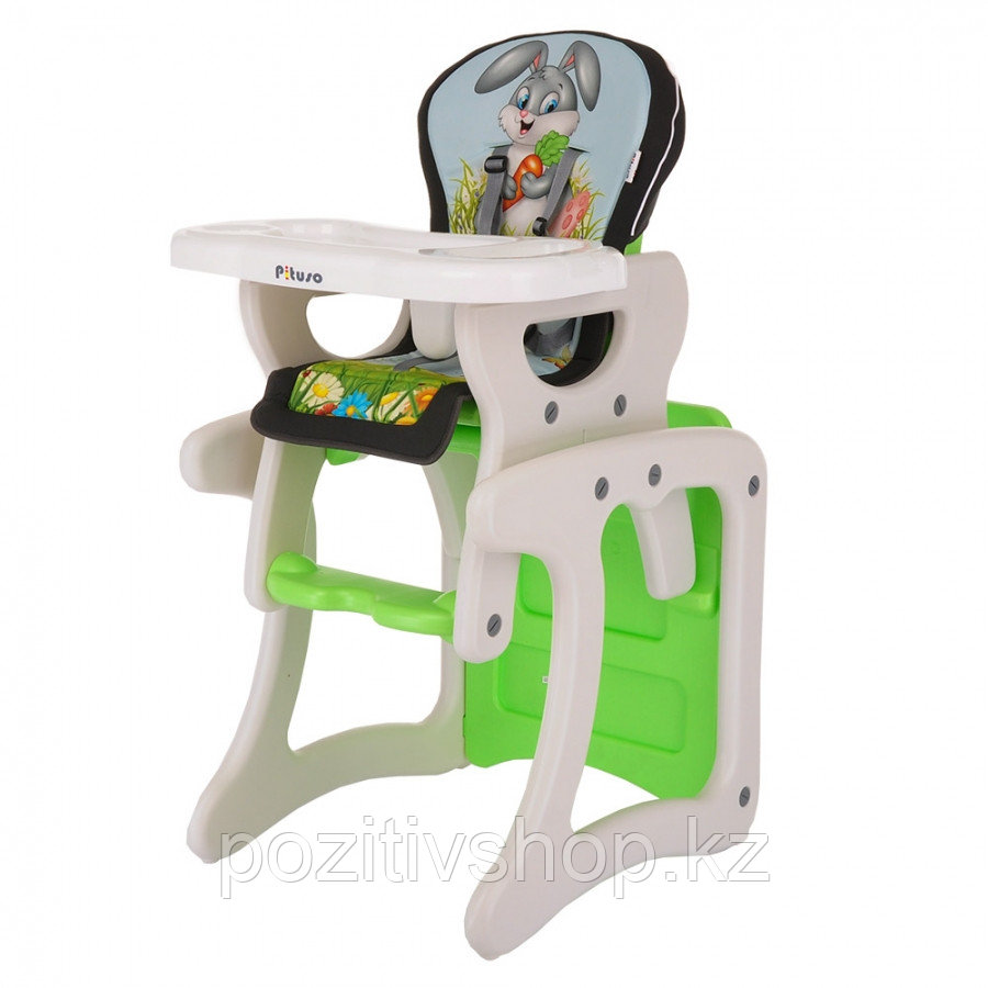 Детский стул-трансформер для кормления Pituso Carlo Зайчик