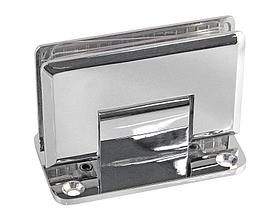 Петля стена-стекло центральное крепление монтажной пластины | FGD-55 SUS304/CR | Хром