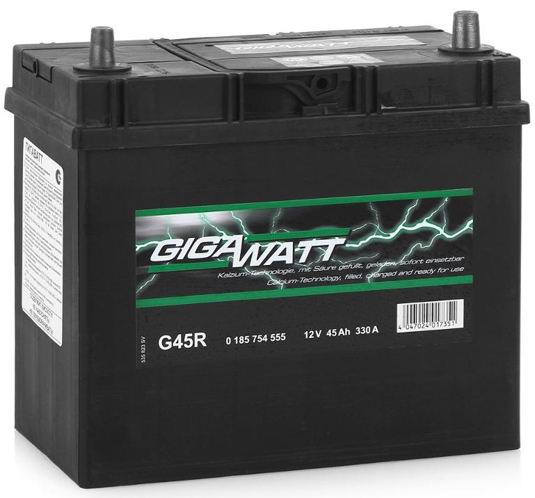 Аккумуляторная батарея GIGAWATT 45 Ah 545 155 033