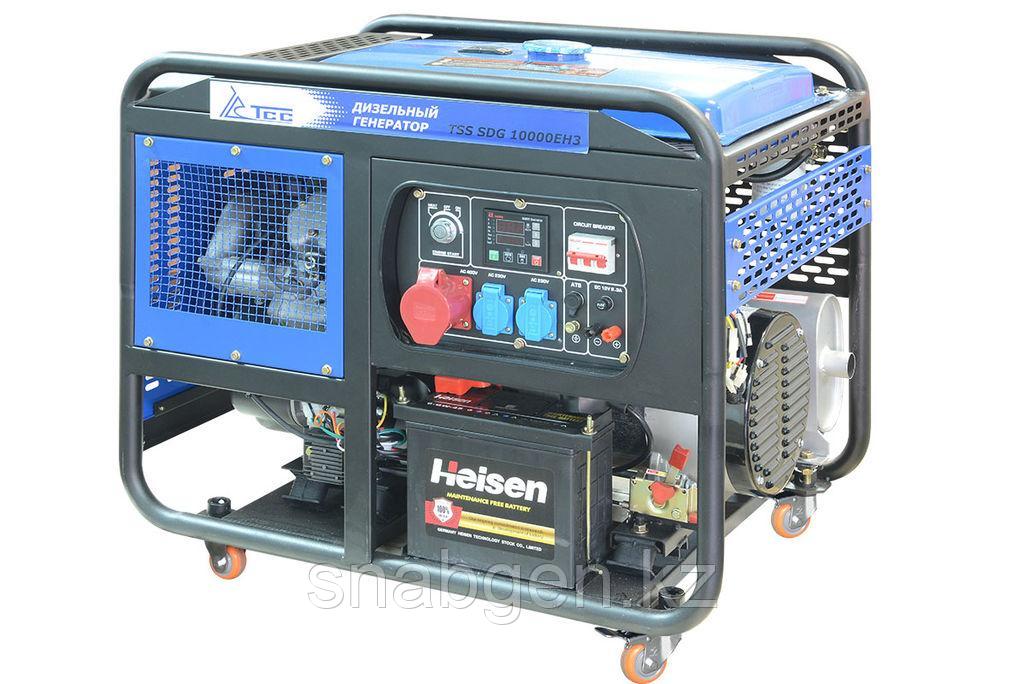 Дизель генератор TSS SDG 10000EH3 (электронная панель) с АВР
