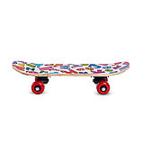 Скейтборд 43x13 с разноцветными рисунками, фото 2