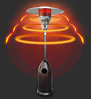 Уличный инфракрасный газовый обогреватель HSS-A, 13 кВт, бронза