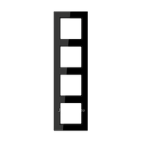 Jung A550 - Рамка 4-ая, цвет черный
