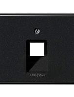 SL500 Накладка для комп. розетки 1хRJ45, чёрн.