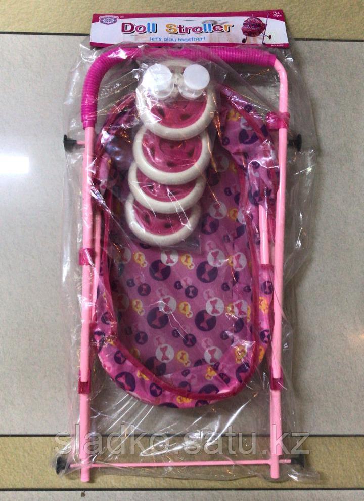 Коляска детская для куклы лежачее положение расцветка в ассортименте - фото 2 - id-p80171380