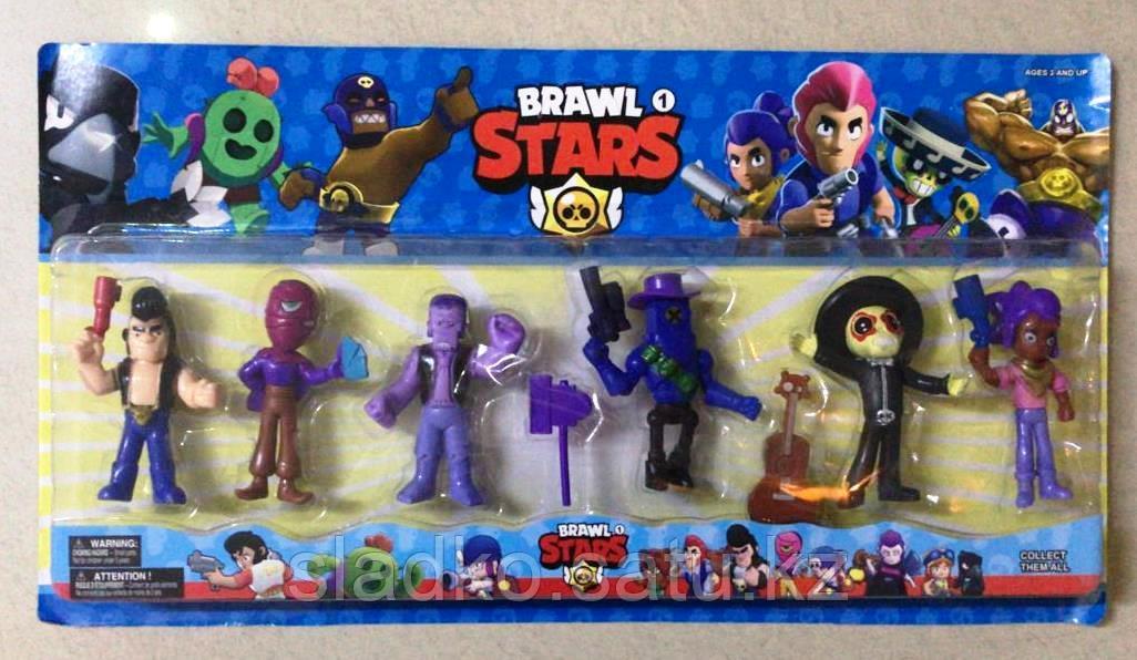 Набор детских игрушек Бравл Старс Brawl Stars 6 штук - фото 1 - id-p80171454