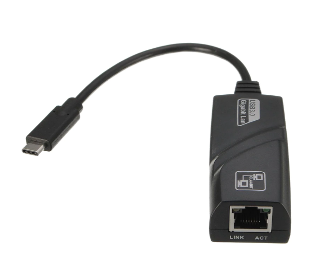 Переходник с USB Type-C на LAN RJ45 (Ethernet 1 Gigabit, USB 3.0) - фото 4 - id-p80171901