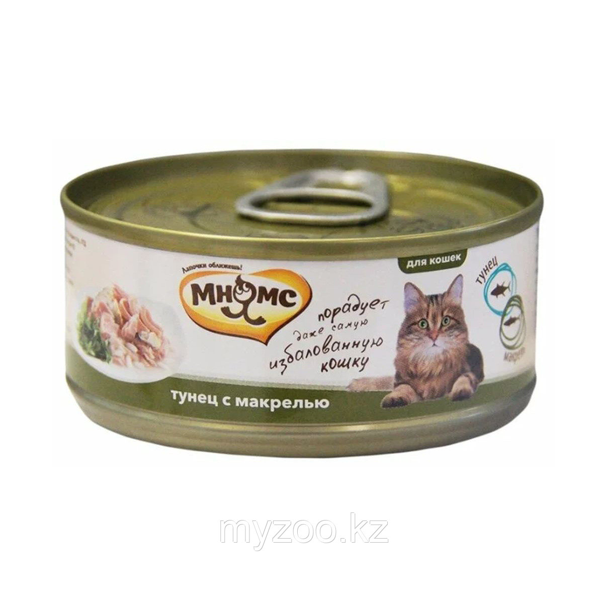 Мнямс консервы Тунец с макрелью в нежном желе для кошек - 70 гр