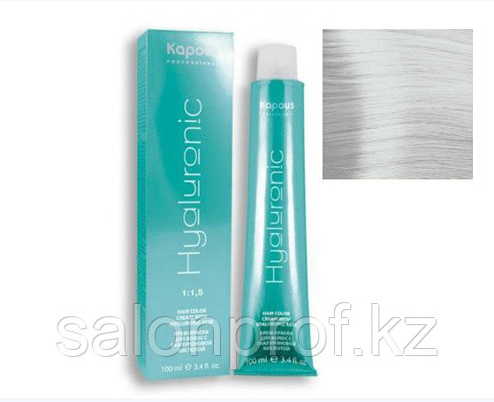 Крем-краска HYALURONIC Серебро Kapous 100 мл №27690