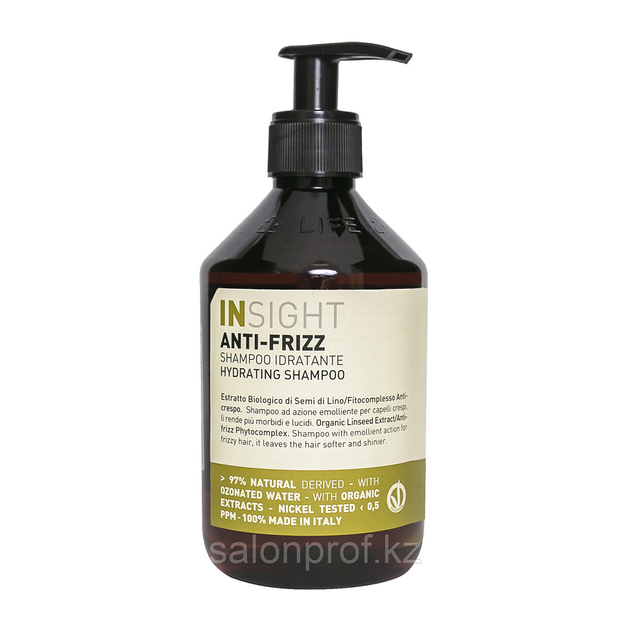 Шампунь INSIGHT ANTI-FRIZZ для непослушных волос увлажняющий 400 мл №53482
