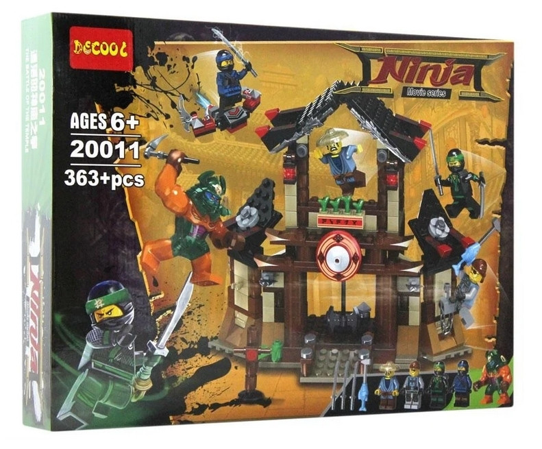 Decool Ninja 20011 Конструктор "Битва за храм" (Аналог LEGO)
