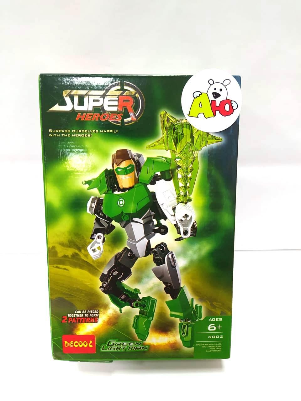 Decool Super Heroes 6002 Конструктор "Фигурка Зелёный Фонарь" (Аналог LEGO)
