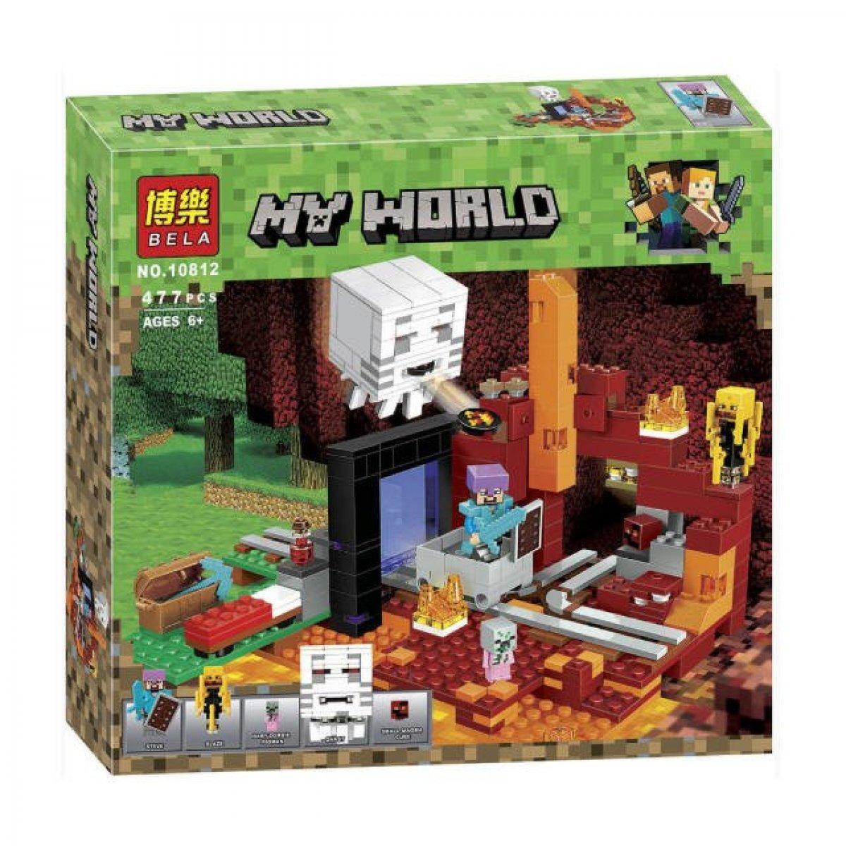 Bela My World 10812 Конструктор "Портал в Подземелье" Майнкрафт (Аналог LEGO 21143)