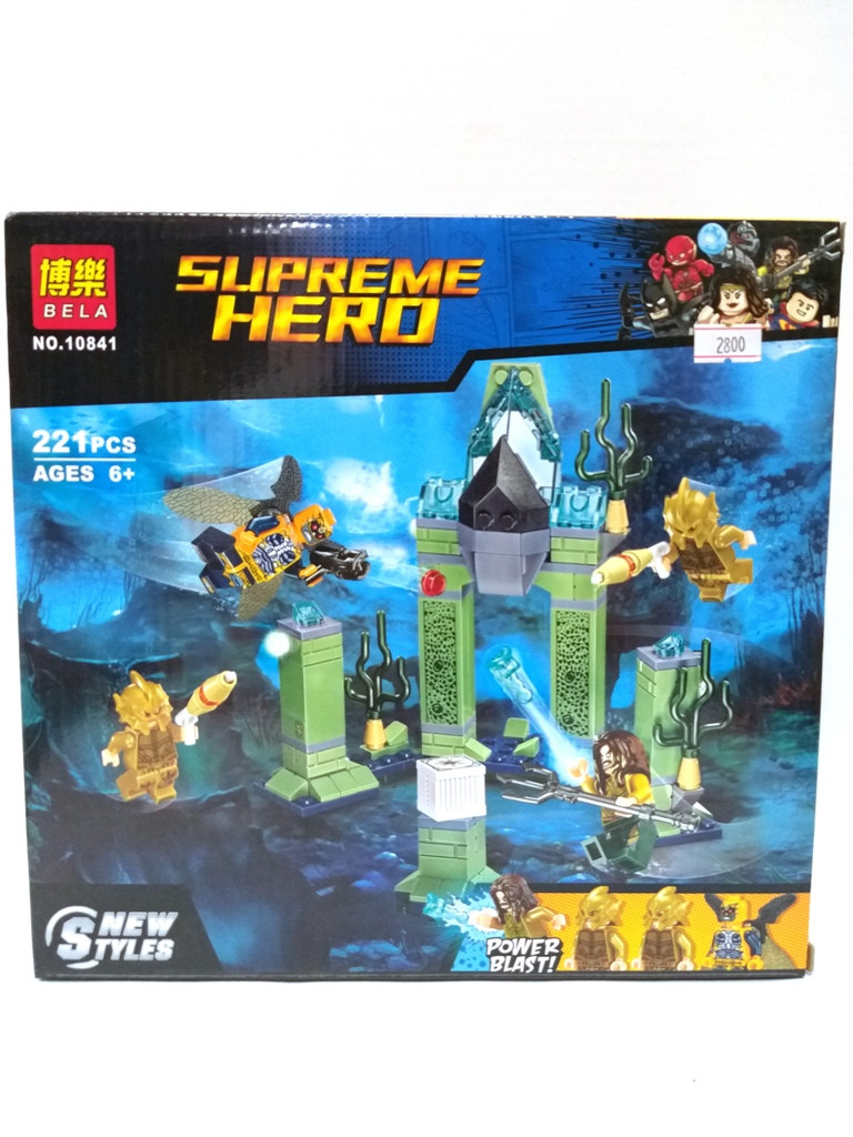 Bela Supreme Hero 10841 Конструктор "Битва за Атлантиду" (Аналог LEGO 76085)