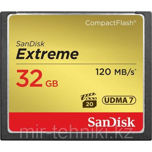 Карта памяти SanDisk Extreme CompactFlash CF 32GB 120mb\s - фото 1 - id-p3425828