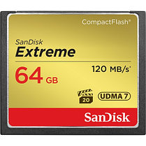 Карта памяти SanDisk Extreme CompactFlash CF  64 GB 120mb\s