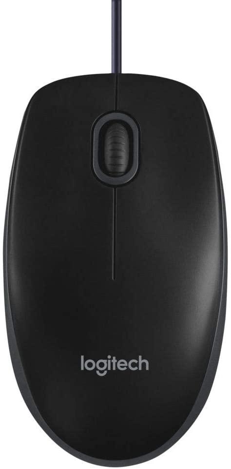Мышь Logitech Optical B100 Black USB OEM (910-003357) 910-003357