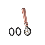 Ручная лапшерезка - фигурный нож для теста, лапши, пасты Marcato Design Pastawheel Rosa, розовый, фото 2