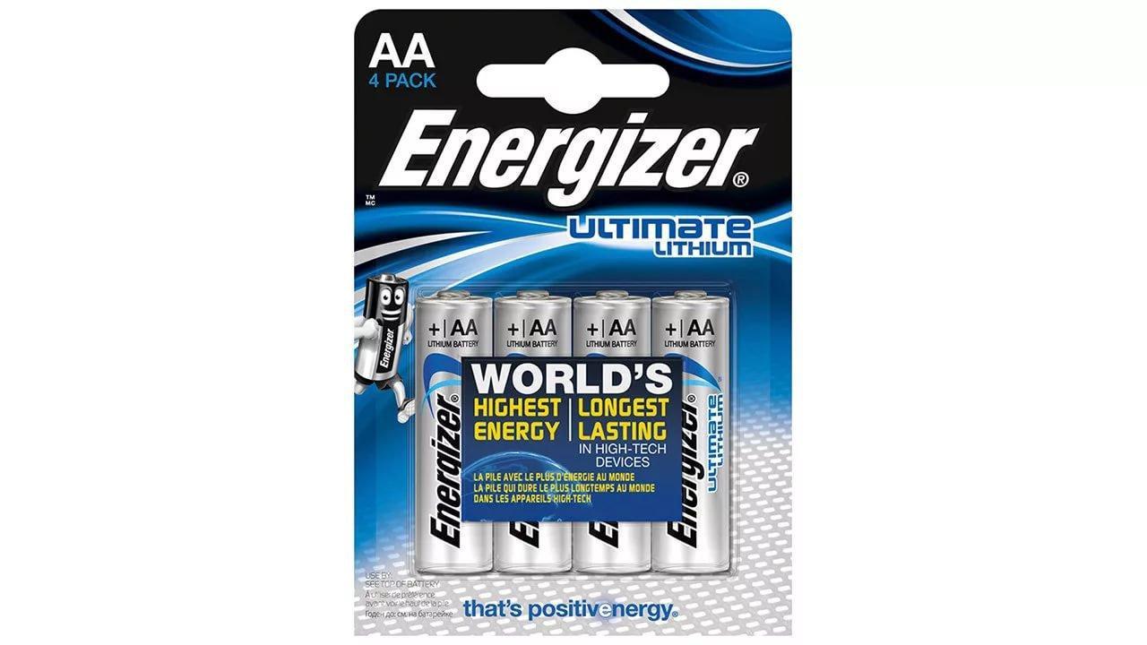 Элемент питания FR6 AA Energizer Lithium 4 штуки в блистере