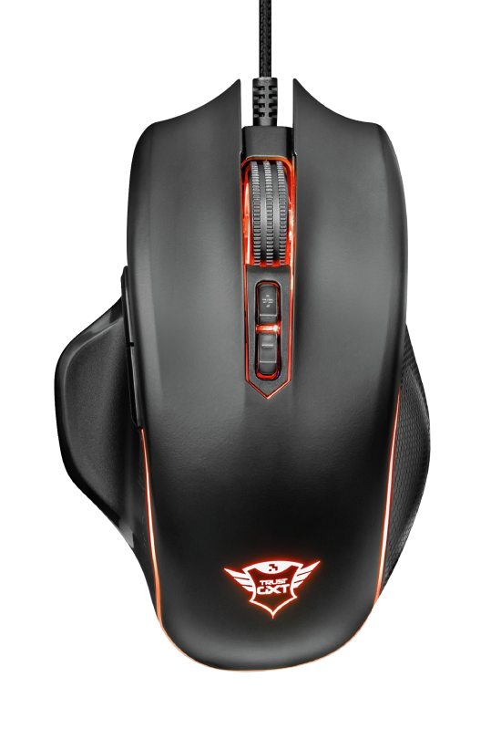 Мышь игровая Trust GXT 168 Haze Illuminated RGB черная