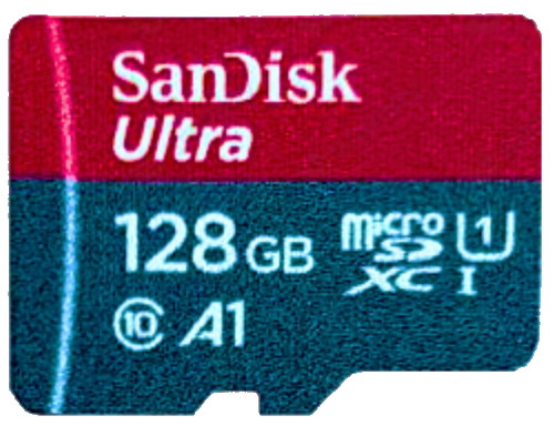 SDSQUNC-128G-ZN3MN - MicroSD крта памяти на 128 Гб для потокового видео.