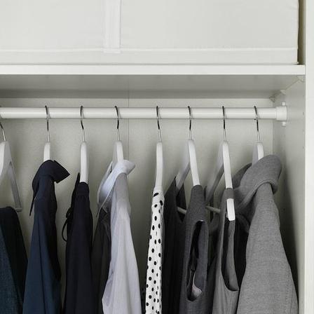 Штанга платяная ,КОМПЛИМЕНТ, белый100 см ИКЕА, IKEA, фото 2