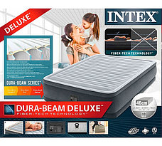 Двуспальная надувная кровать со встроенным насосом, Intex 64414, фото 3