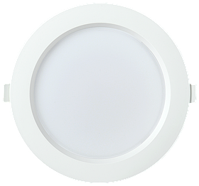 Светильник LED ДВО 1704 белый круг 24Вт 6500K IP40 IEK