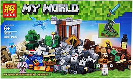 Bela My World 33231 Конструктор "Падение башни" Майнкрафт (Аналог LEGO)