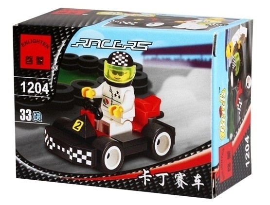 Конструктор 1204 Мини "Картинг" (Аналог LEGO)