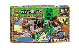 Bela My World 11363 Конструктор "Шахта крипера" Майнкрафт (Аналог LEGO 21155)