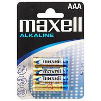 Батарейки MAXELL ALKALINE AAA (мизинчиковые) - 4 шт.