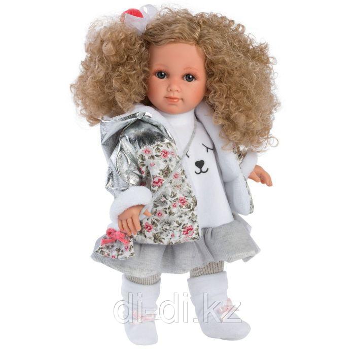 LLORENS: Кукла Елена 35см, блондинка с кудрявыми волосами